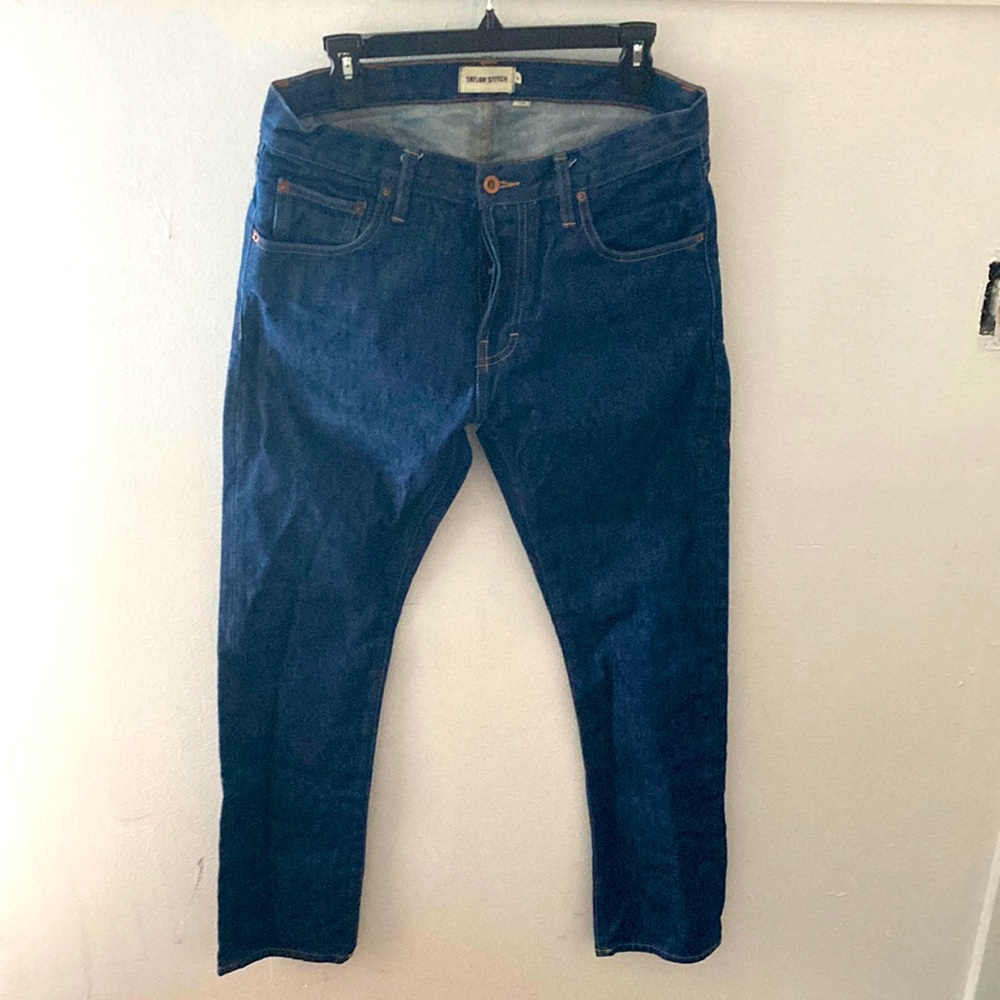 Taylor Stitch Size 32x30 Cone Mills White Oak Denim Jeans Slim Fit-Made in USA!